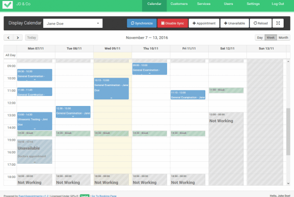 Online Appointment System