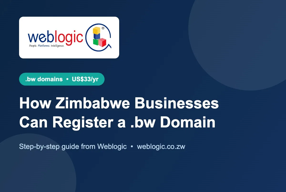 How Zimbabwe Businesses Can Register a .bw Domain